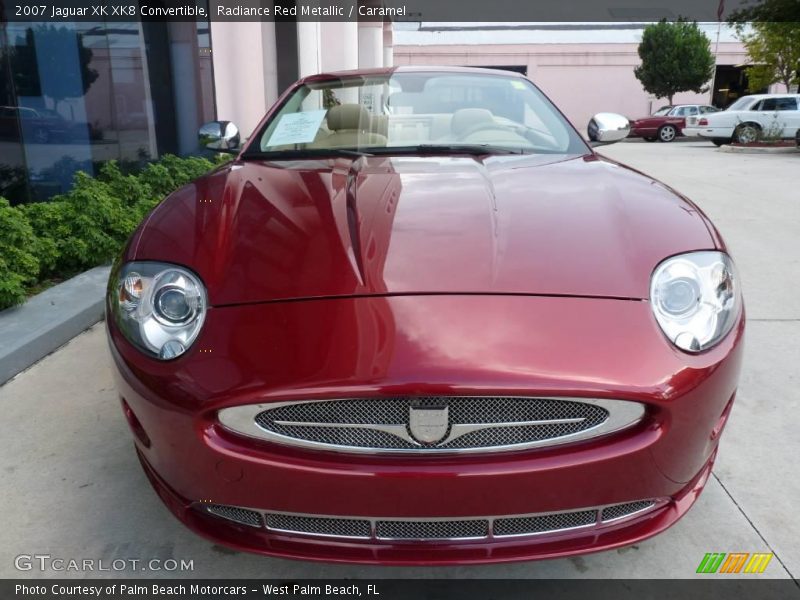 Radiance Red Metallic / Caramel 2007 Jaguar XK XK8 Convertible