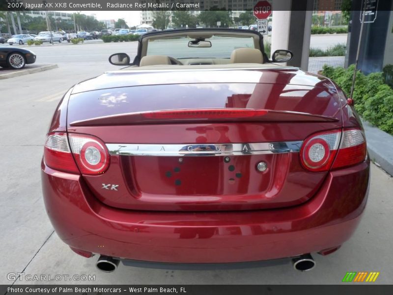 Radiance Red Metallic / Caramel 2007 Jaguar XK XK8 Convertible