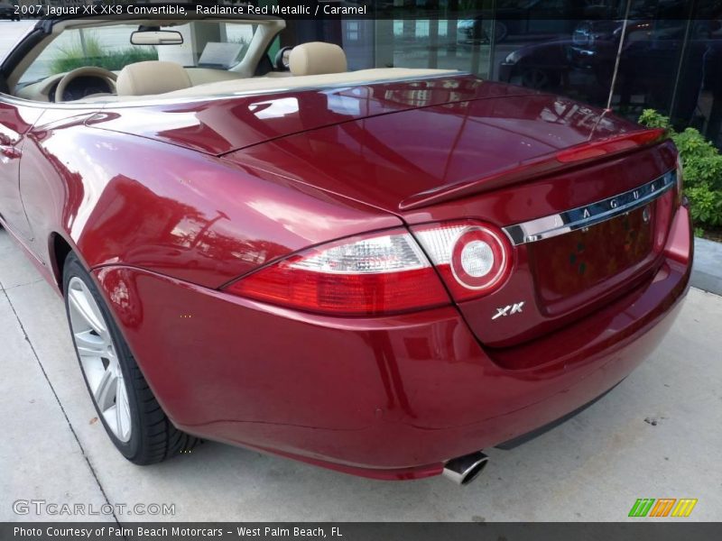 Radiance Red Metallic / Caramel 2007 Jaguar XK XK8 Convertible