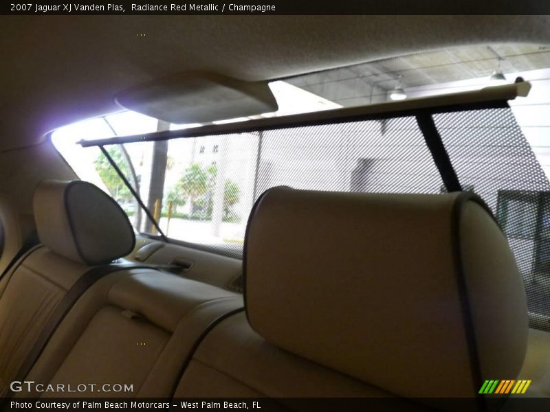 Radiance Red Metallic / Champagne 2007 Jaguar XJ Vanden Plas