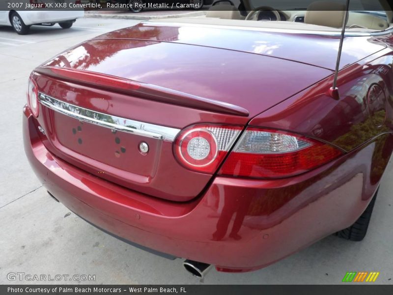 Radiance Red Metallic / Caramel 2007 Jaguar XK XK8 Convertible