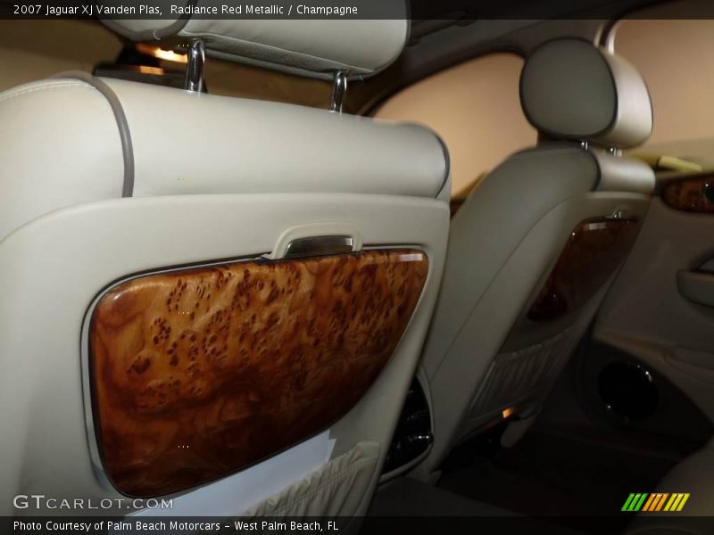 Radiance Red Metallic / Champagne 2007 Jaguar XJ Vanden Plas