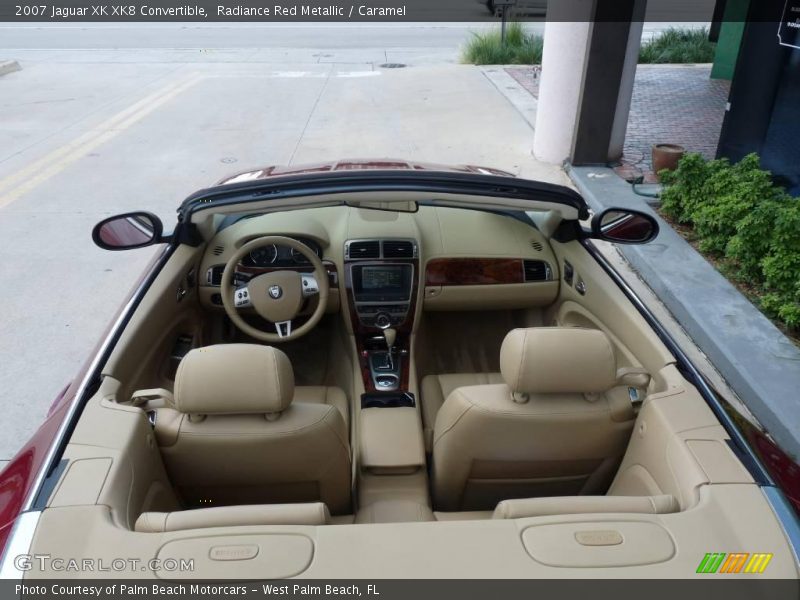 Radiance Red Metallic / Caramel 2007 Jaguar XK XK8 Convertible