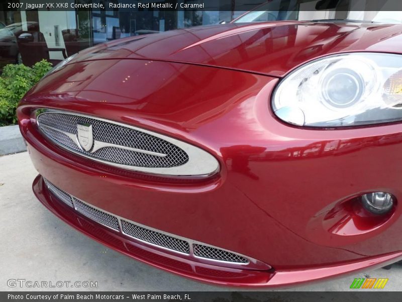 Radiance Red Metallic / Caramel 2007 Jaguar XK XK8 Convertible