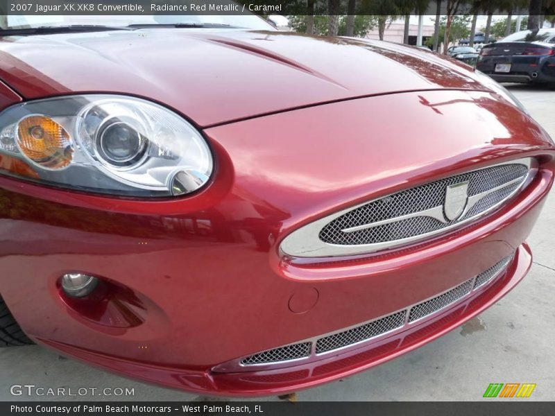 Radiance Red Metallic / Caramel 2007 Jaguar XK XK8 Convertible
