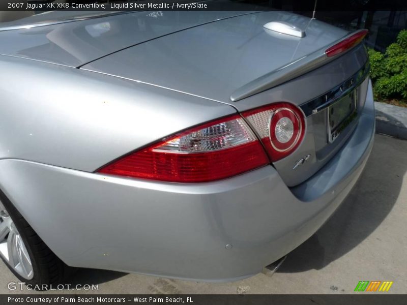 Liquid Silver Metallic / Ivory/Slate 2007 Jaguar XK XK8 Convertible