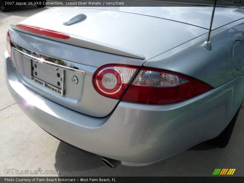 Liquid Silver Metallic / Ivory/Slate 2007 Jaguar XK XK8 Convertible