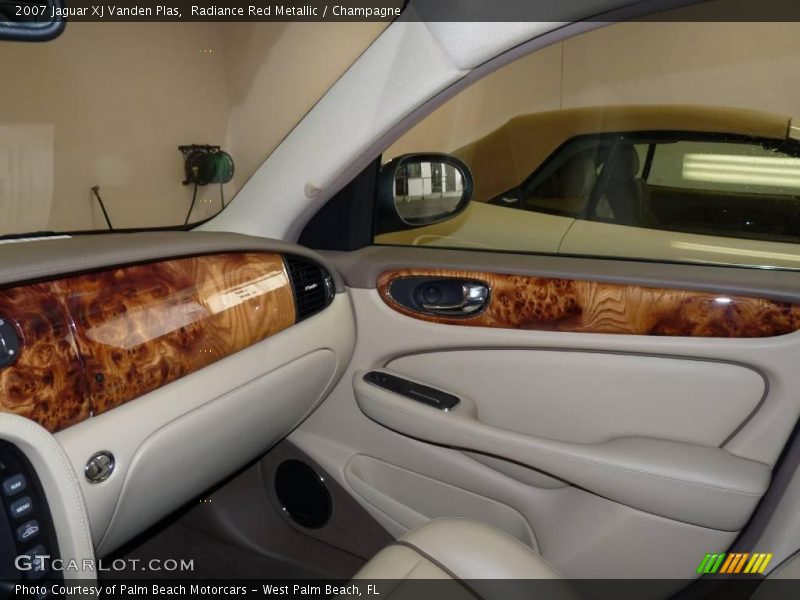 Radiance Red Metallic / Champagne 2007 Jaguar XJ Vanden Plas
