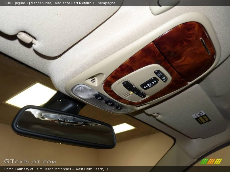 Radiance Red Metallic / Champagne 2007 Jaguar XJ Vanden Plas