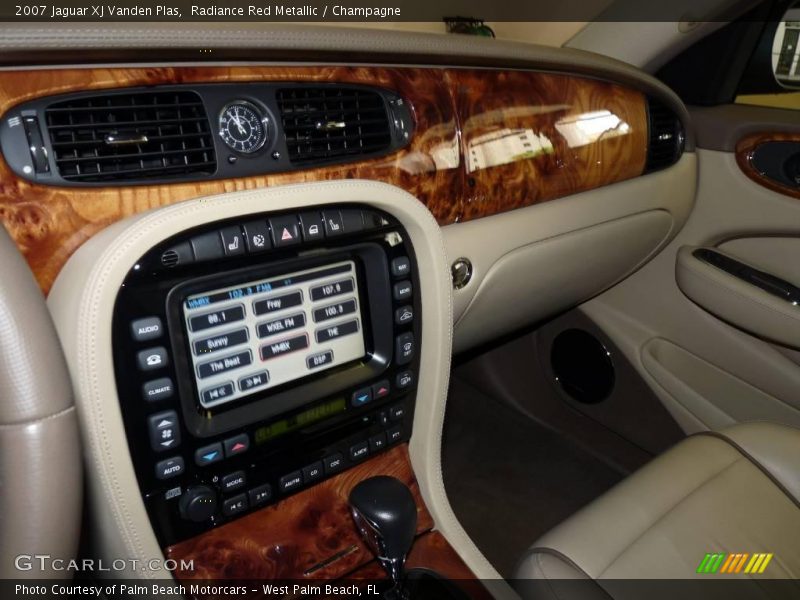 Radiance Red Metallic / Champagne 2007 Jaguar XJ Vanden Plas