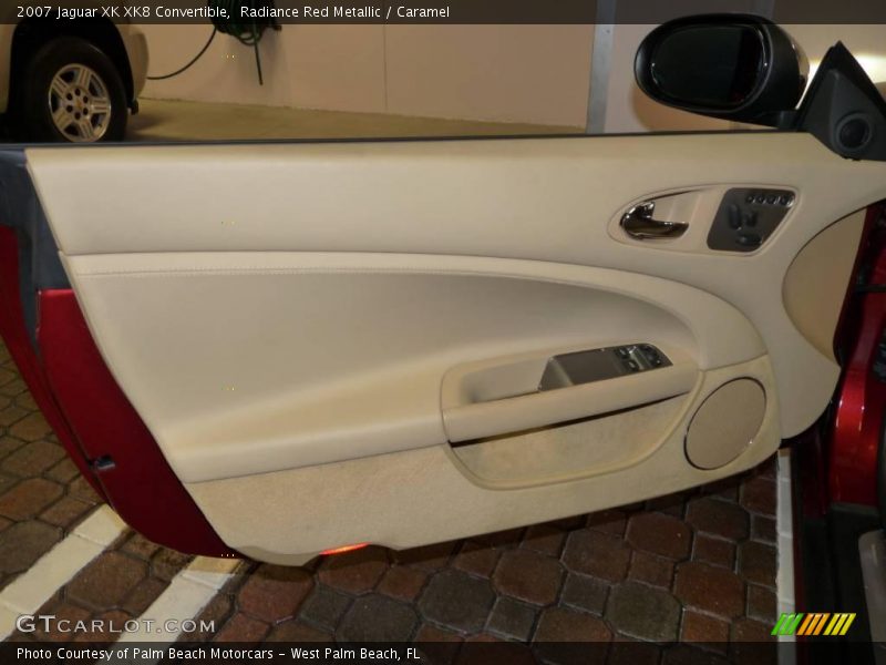 Radiance Red Metallic / Caramel 2007 Jaguar XK XK8 Convertible