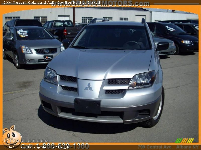 Cool Silver Metallic / Charcoal 2004 Mitsubishi Outlander LS AWD