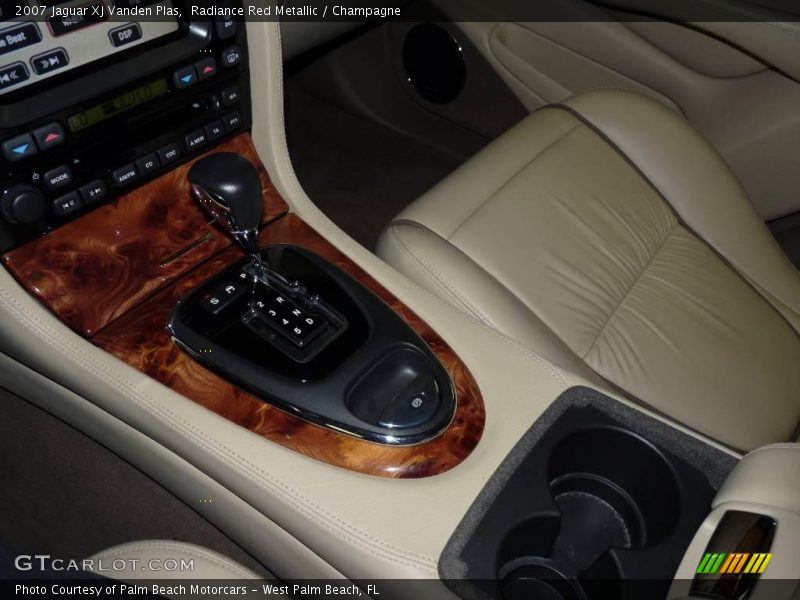 Radiance Red Metallic / Champagne 2007 Jaguar XJ Vanden Plas