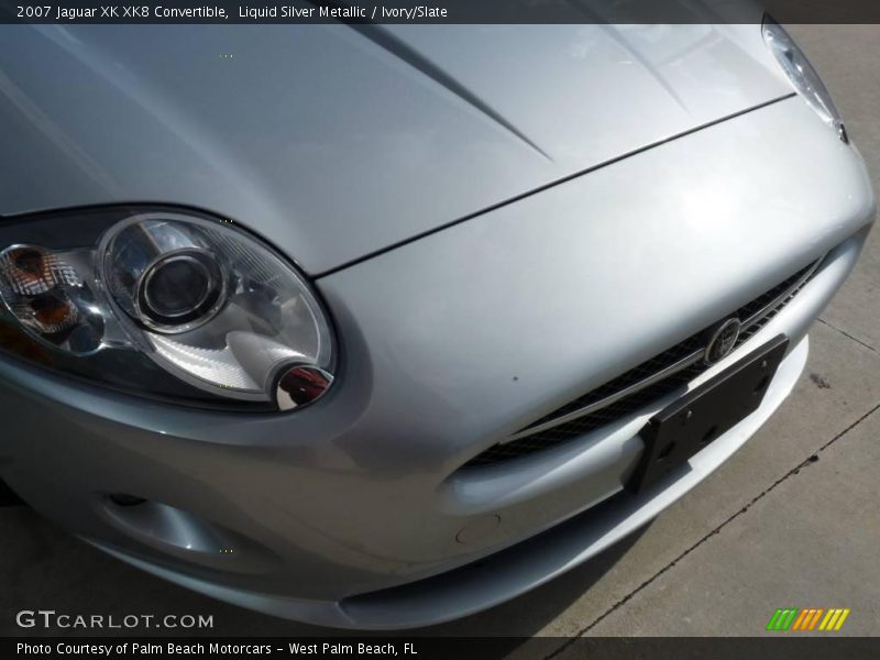 Liquid Silver Metallic / Ivory/Slate 2007 Jaguar XK XK8 Convertible