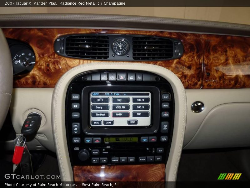 Radiance Red Metallic / Champagne 2007 Jaguar XJ Vanden Plas