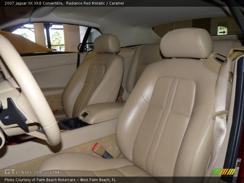 Radiance Red Metallic / Caramel 2007 Jaguar XK XK8 Convertible