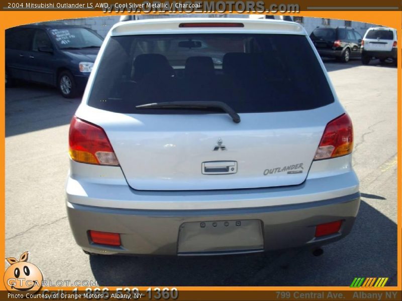 Cool Silver Metallic / Charcoal 2004 Mitsubishi Outlander LS AWD