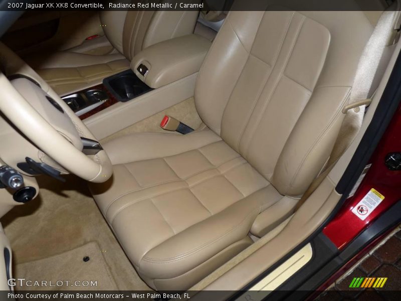 Radiance Red Metallic / Caramel 2007 Jaguar XK XK8 Convertible
