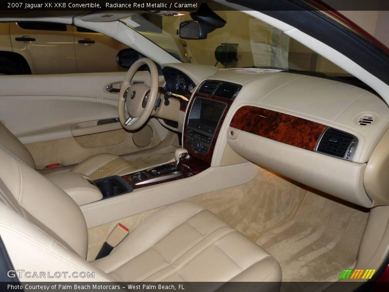 Radiance Red Metallic / Caramel 2007 Jaguar XK XK8 Convertible