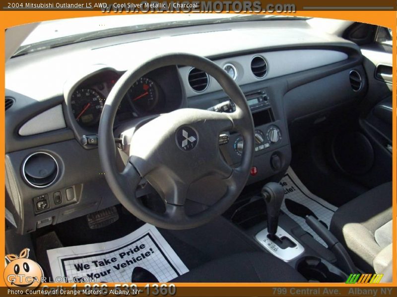 Cool Silver Metallic / Charcoal 2004 Mitsubishi Outlander LS AWD
