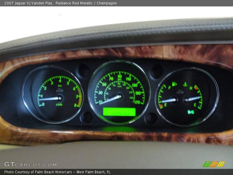 Radiance Red Metallic / Champagne 2007 Jaguar XJ Vanden Plas