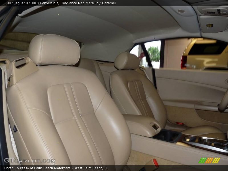 Radiance Red Metallic / Caramel 2007 Jaguar XK XK8 Convertible