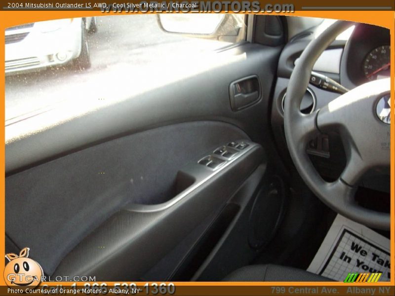 Cool Silver Metallic / Charcoal 2004 Mitsubishi Outlander LS AWD