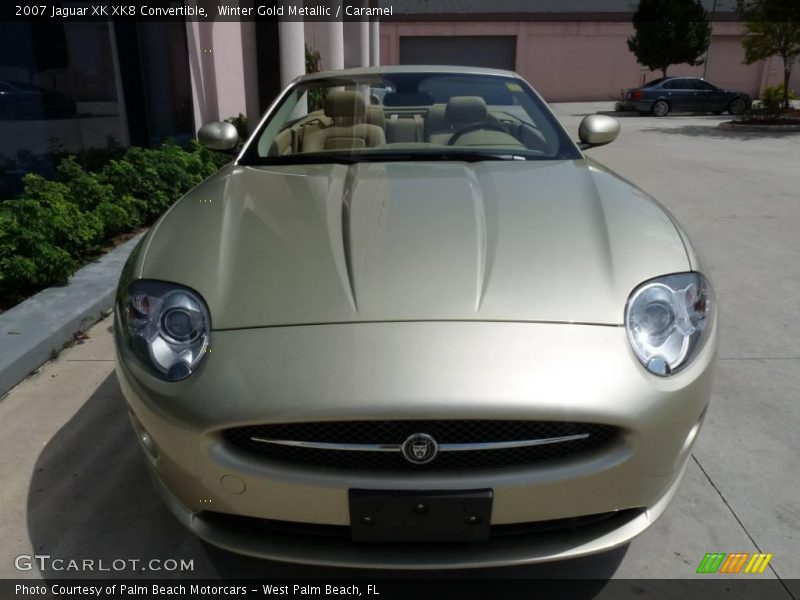 Winter Gold Metallic / Caramel 2007 Jaguar XK XK8 Convertible