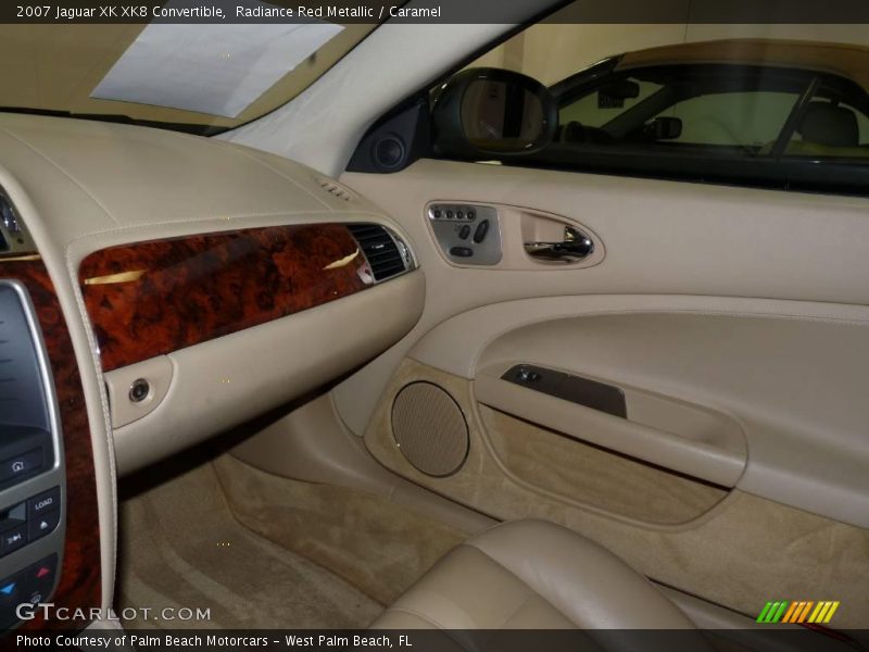 Radiance Red Metallic / Caramel 2007 Jaguar XK XK8 Convertible