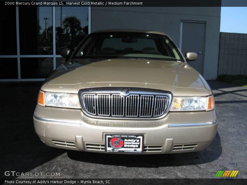 Harvest Gold Metallic / Medium Parchment 2000 Mercury Grand Marquis LS