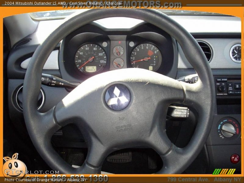 Cool Silver Metallic / Charcoal 2004 Mitsubishi Outlander LS AWD