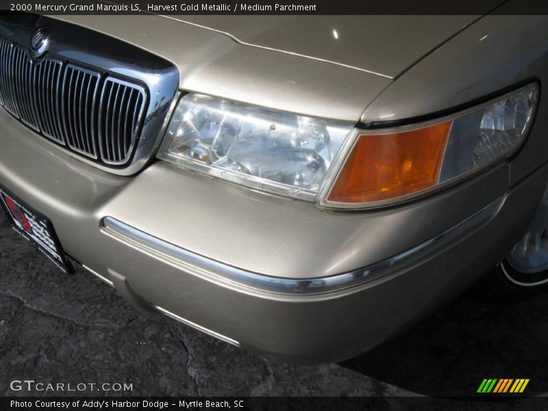 Harvest Gold Metallic / Medium Parchment 2000 Mercury Grand Marquis LS