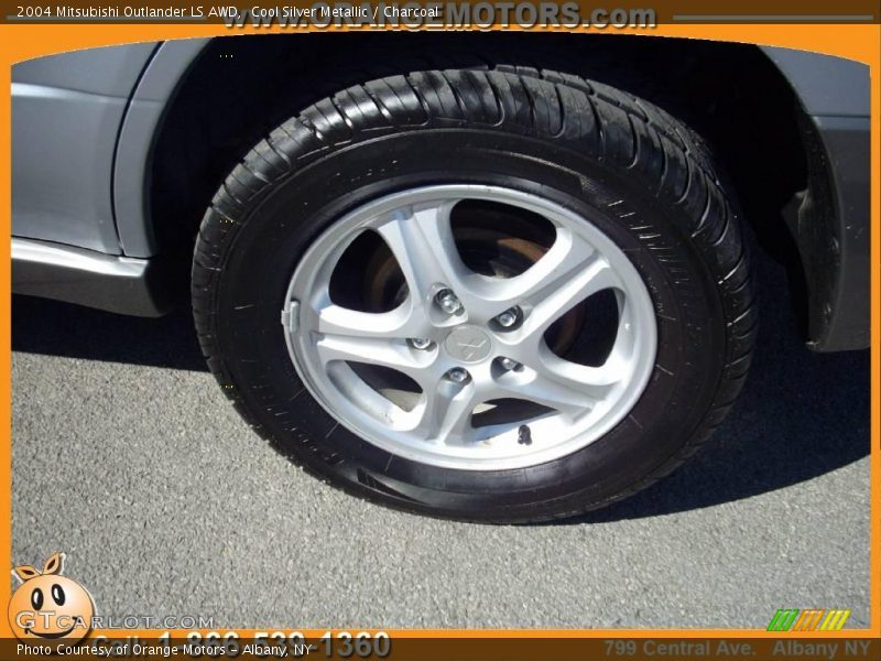 Cool Silver Metallic / Charcoal 2004 Mitsubishi Outlander LS AWD