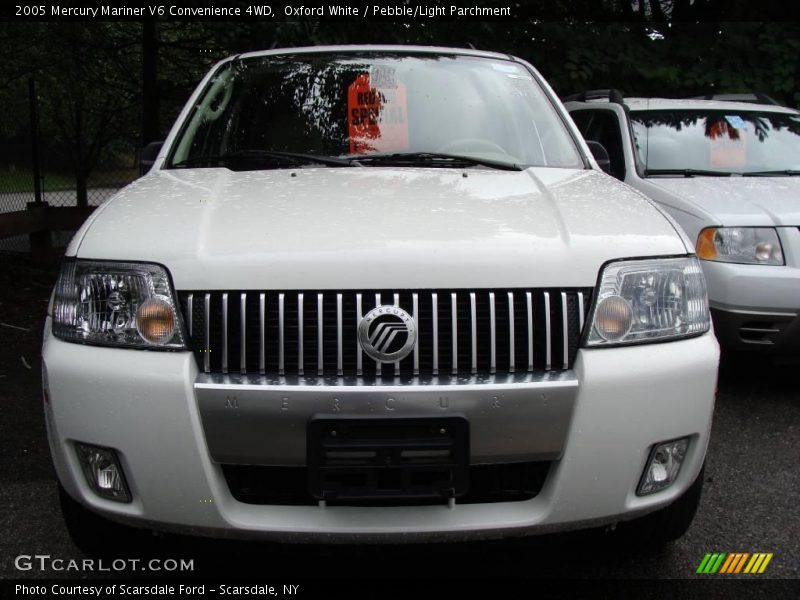 Oxford White / Pebble/Light Parchment 2005 Mercury Mariner V6 Convenience 4WD