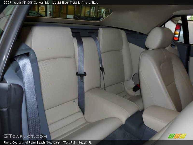 Liquid Silver Metallic / Ivory/Slate 2007 Jaguar XK XK8 Convertible