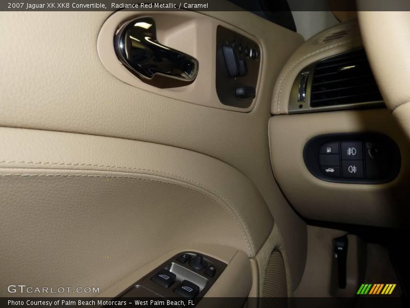Radiance Red Metallic / Caramel 2007 Jaguar XK XK8 Convertible
