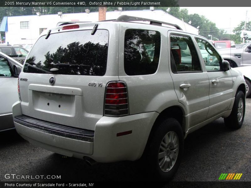 Oxford White / Pebble/Light Parchment 2005 Mercury Mariner V6 Convenience 4WD