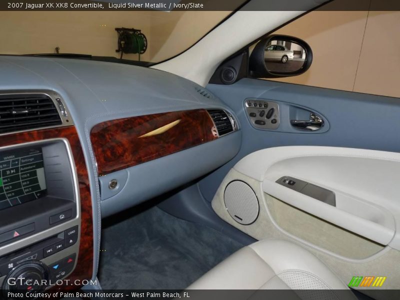 Liquid Silver Metallic / Ivory/Slate 2007 Jaguar XK XK8 Convertible