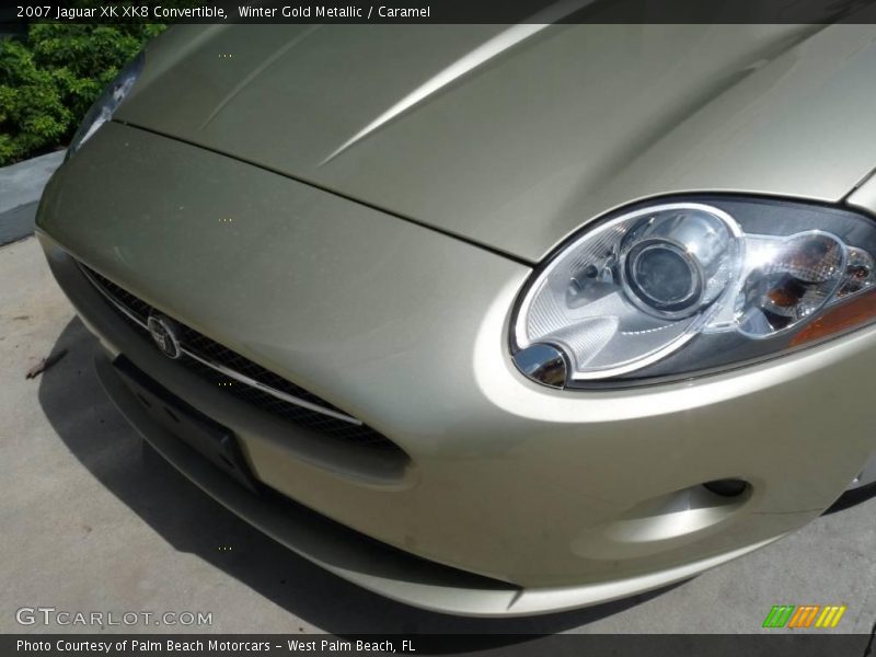 Winter Gold Metallic / Caramel 2007 Jaguar XK XK8 Convertible