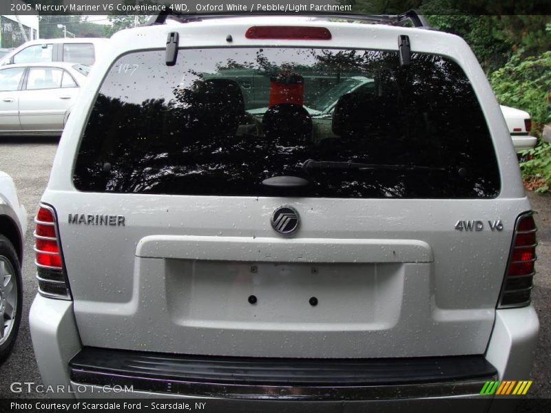Oxford White / Pebble/Light Parchment 2005 Mercury Mariner V6 Convenience 4WD