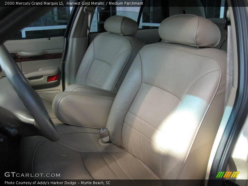 Harvest Gold Metallic / Medium Parchment 2000 Mercury Grand Marquis LS