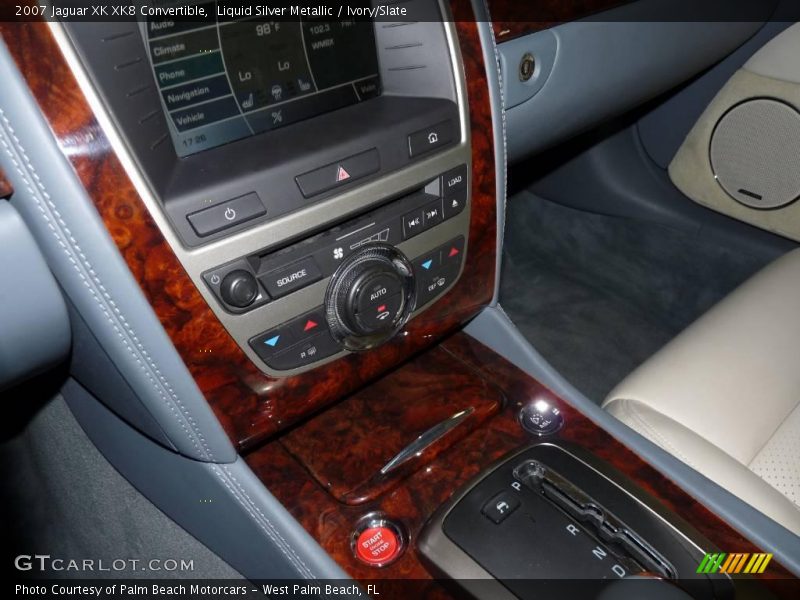 Liquid Silver Metallic / Ivory/Slate 2007 Jaguar XK XK8 Convertible