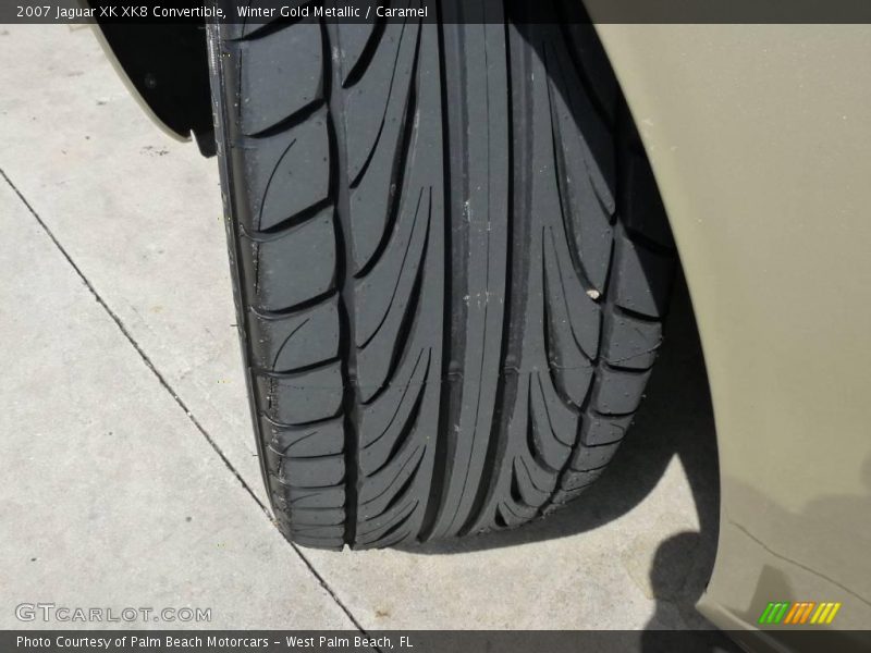 Winter Gold Metallic / Caramel 2007 Jaguar XK XK8 Convertible