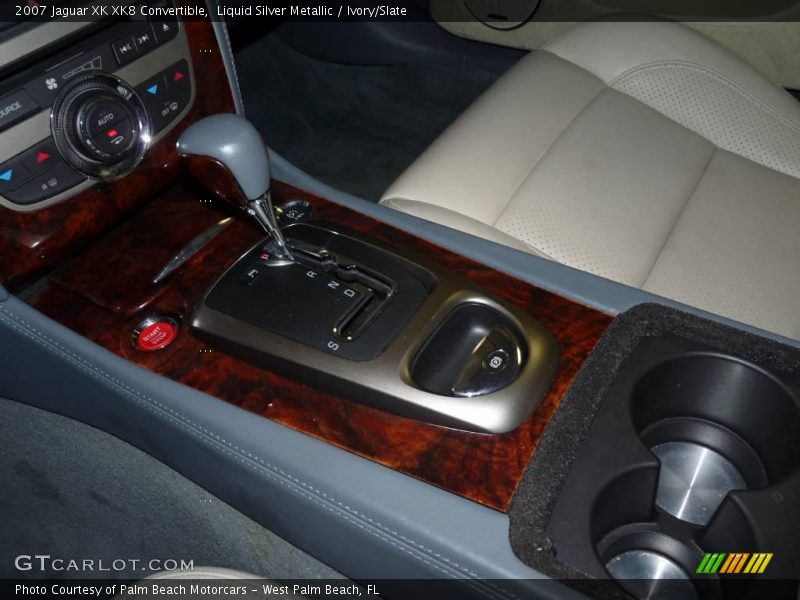 Liquid Silver Metallic / Ivory/Slate 2007 Jaguar XK XK8 Convertible