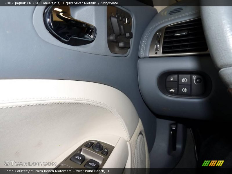 Liquid Silver Metallic / Ivory/Slate 2007 Jaguar XK XK8 Convertible