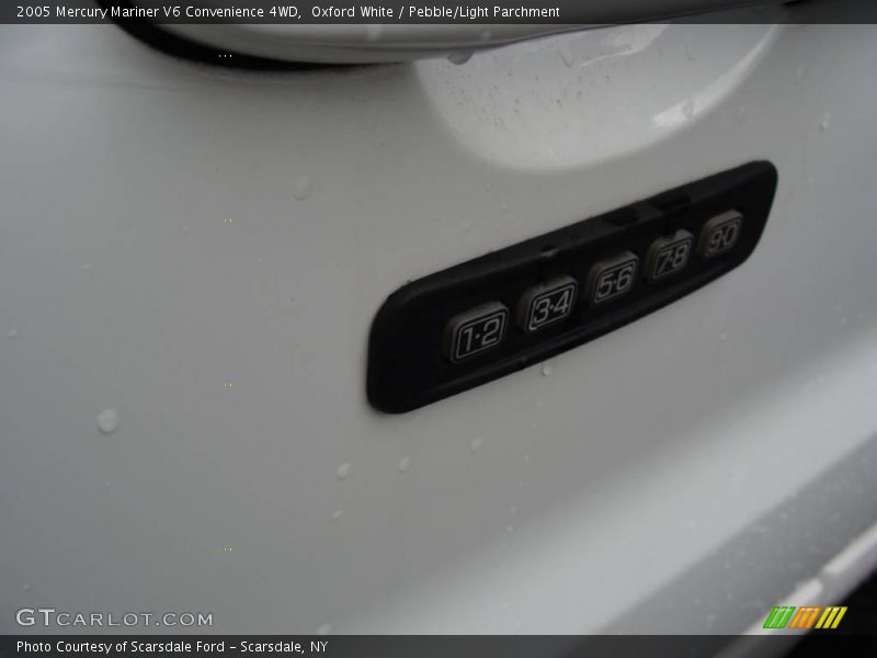 Oxford White / Pebble/Light Parchment 2005 Mercury Mariner V6 Convenience 4WD
