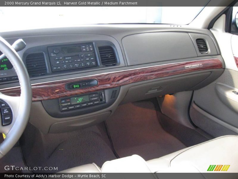 Harvest Gold Metallic / Medium Parchment 2000 Mercury Grand Marquis LS