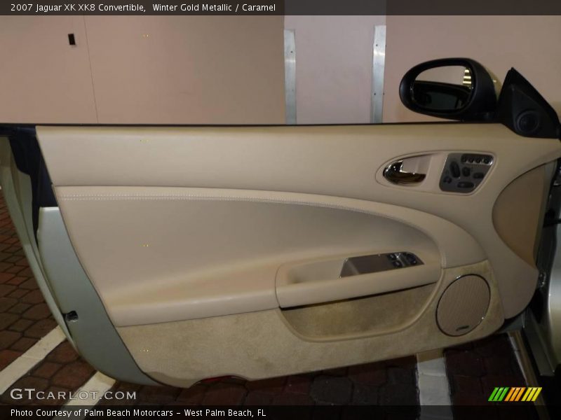 Winter Gold Metallic / Caramel 2007 Jaguar XK XK8 Convertible