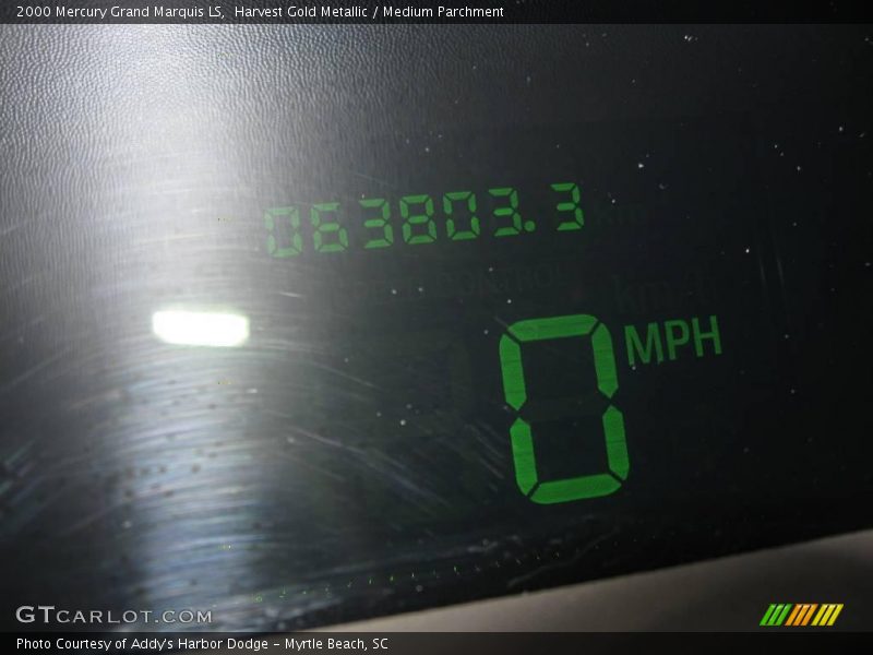 Harvest Gold Metallic / Medium Parchment 2000 Mercury Grand Marquis LS
