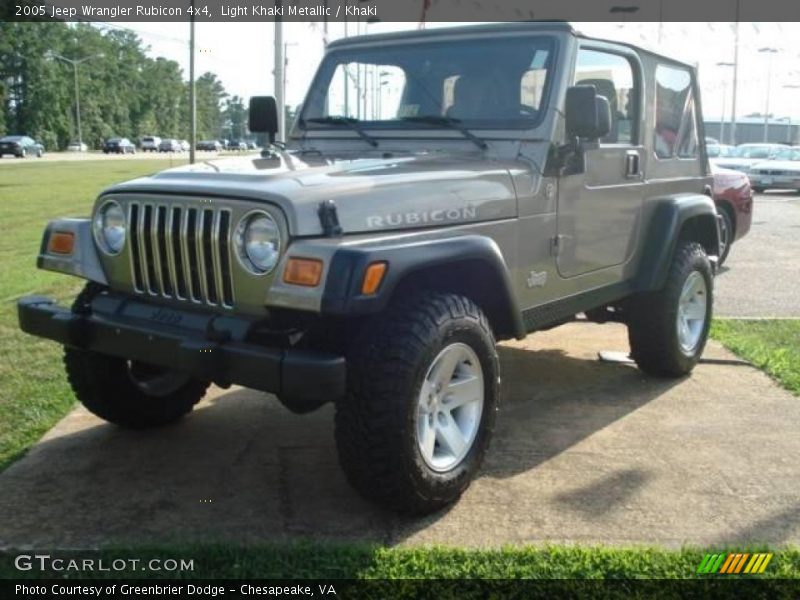 Light Khaki Metallic / Khaki 2005 Jeep Wrangler Rubicon 4x4